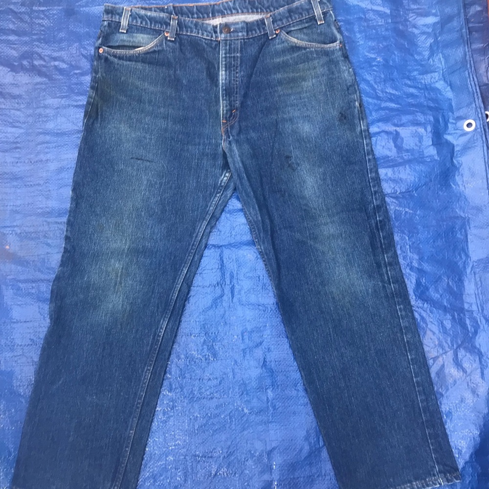 vintage made in usa orange tab levi 506